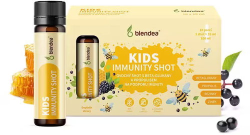 Blendea Kids Immunity Shot with propolis and beta-glucans 10 ml, 10 ampoules - Beta-glucan - Main image