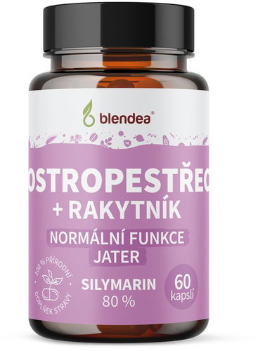 Blendea Milk Thistle + Sea Buckthorn 60 capsules - Dietary Supplement - Main image