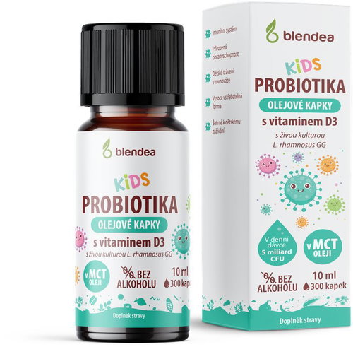 Blendea Kids Probiotics drops for children with vitamin D3 10 ml - Probiotics - Main image