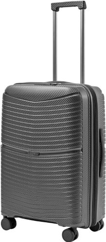 BLUMOONKY Travel case grey M 66cm expandable - Suitcase - Main image