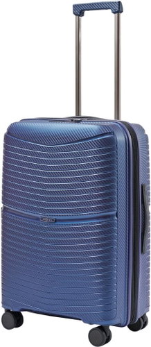BLUMOONKY Travel case blue M 66cm expandable - Suitcase - Main image