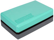 Merco Multipack 4 pcs Yoga Block Duo yoga block green - anthracite 7,5 cm - Yoga Block