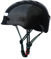 BlueTouch Safety Helmet with LED - black, glossy, M - Bike Helmet