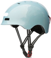 BlueTouch Safety Helmet with LED - light blue, glossy, S - Bike Helmet