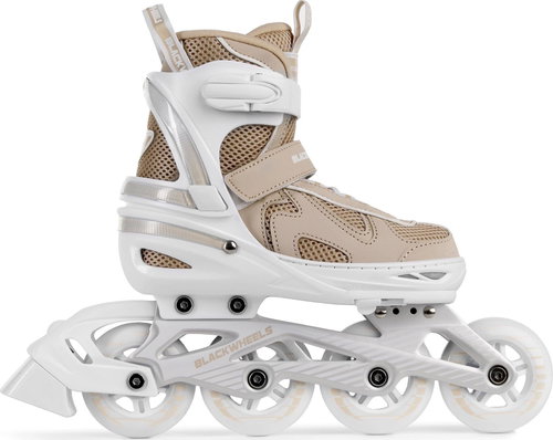Blackwheels Flex Pro Nastavitelné kolečkové brusle béžové r. 35-38 - Roller Skates - Main image
