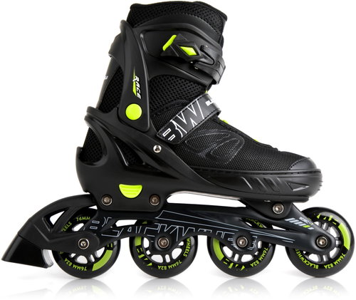 Blackwheels Sonic Nastavitelné kolečkové brusle černo-zelené r. 37-40 - Roller Skates - Main image