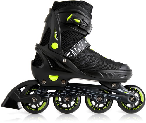 Blackwheels Sonic Nastavitelné kolečkové brusle černo-zelené r. 40-43 - Roller Skates - Main image