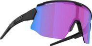 BLIZ - BREEZE NANO OPTICS Nordic Light Matt Black Violet in Blue Multi Cat.2 + Brown in Silver Mirro - Cycling Glasses
