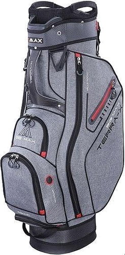 BIG MAX trolley bag Terra X, silver/red - Golf Bag - Main image