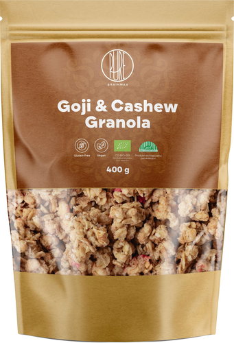 BrainMax Pure Granola, Goji and Cashew, BIO, 400g - Granola - Main image
