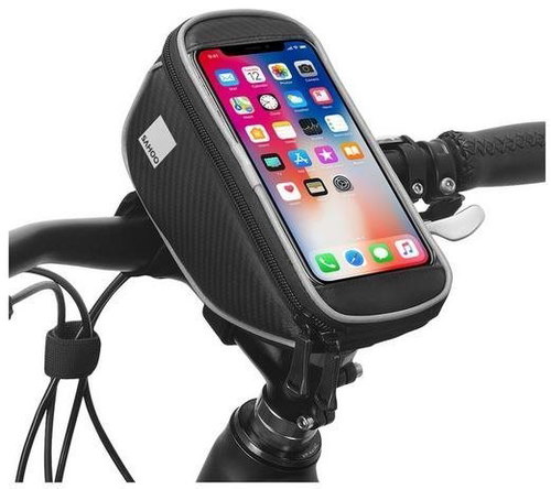 SAHOO Waterproof bike handlebar case black - Bike Bag - Main image