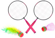 Mikro-trading Gametime badmintonové rakety 44 × 22 cm, 2 ks s košíčky - Badminton Set