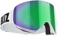 Bliz Flow - White - Brown w Green Multi - Ski Goggles