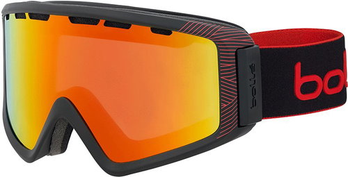 Bolle Z5 OTG - Matte Black Red - Sunrise - Ski Goggles - Main image