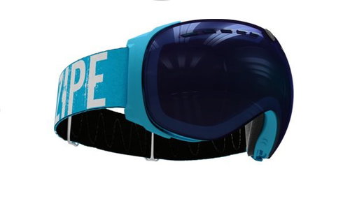 Dr. Zipe Headmaster - Blue - Brown with Blue multi - Ski Goggles - Main image
