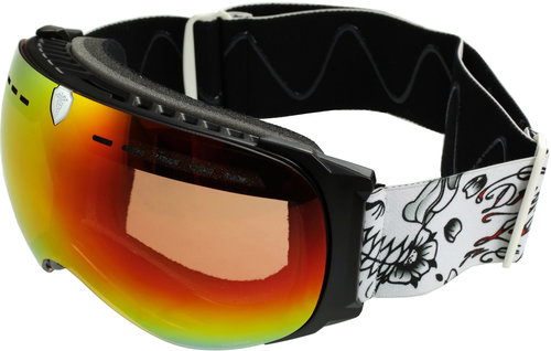 Dr. Zipe Headmaster - Tattoo - Smoke with Red Multi - Ski Goggles - Main image