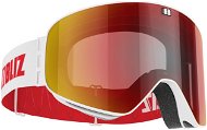Bliz Flow-Matt White-Dark Brown W Red Multi + Yellow - Ski Goggles