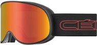 CÉBÉ ATTRACTION Matt Black Red Grey Flash Dark Red/Amber Flash Mirror Cat.3 - Ski Goggles