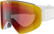 Bliz Flow, Matte Grey, Brown w Red Multi - Ski Goggles