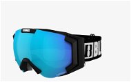 Bliz Carver SR, Matte Black, Light Orange w Blue Multi - Ski Goggles