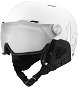 Bollé Might Visor Premium MIPS, Matte White, Photochromic Silver Mirror Lens, Cat 1-2, size M (55-59cm) - Ski Helmet