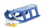 TULIMI Tatra plastic sledge, 400x1090x310cm, capacity 50kg, blue - Sledge