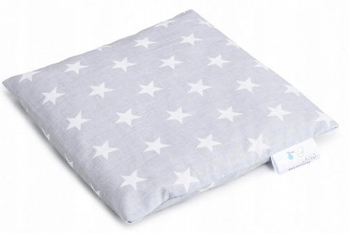 BocioLand Large thermophore - heating pad with cherry pits - Stars in grey - Warming Pad - Main image