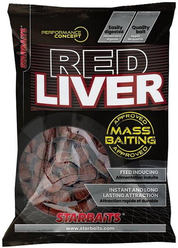 Starbaits Boilies Mass Baiting Red Liver 3 kg 20 mm - Boilies - Main image