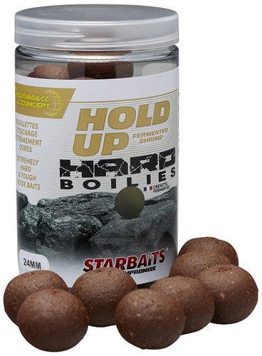 Starbaits Hard Boilies Hold Up Fermented Shrimp 200 g 24 mm - Boilies - Main image