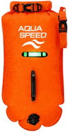 Aqua Speed Bojka plavecká Open Water 37 × 72 cm, oranžová + světlo - Buoy