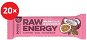 BOMBUS Raw energy-Maracuja 50 g 20 ks - Raw tyčinka