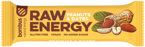 Bombus Raw Energy Peanuts & Dates 50g - Raw Bar - Main image