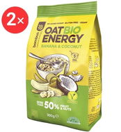 BOMBUS oat BIO energy 2 x 300 g, Banana&Coconut  - Ovesná kaše