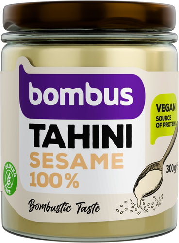 BOMBUS Tahini 100% Sesame Paste 300 g - Nut Cream - Main image