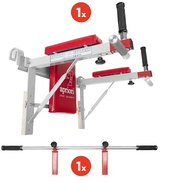 Apriori Bars + trapeze bar, hanging on ladders, steel bar - straight - Exercise bars