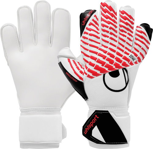Uhlsport FM Absolutgrip White / Red / Black UK 7.5 - Goalkeeper Gloves - Main image