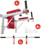 Apriori Braces + trapeze bar, wall-mounted, steel trapeze bar - straight - Exercise bars