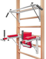 Apriori Ladder bars + profi trapeze, set for hanging ladders, stainless steel trapeze bar - bent - Exercise bars