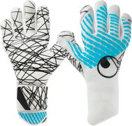 Uhlsport FM Cybertec Ultragrip SC bílé / modré  - Goalkeeper Gloves