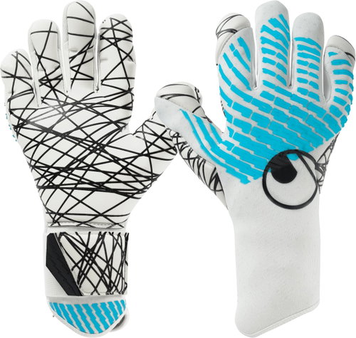 Uhlsport FM Cybertec Ultragrip SC bílé / modré UK 11 - Goalkeeper Gloves - Main image
