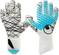Uhlsport FM Cybertec Ultragrip bílé / modré UK 8,5 - Goalkeeper Gloves