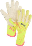 Puma FUTURE Ultimate NC žluté / růžové UK 8,5 - Goalkeeper Gloves