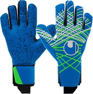 Uhlsport Aquagrip HN modré / zelené / černé UK 7,5 - Goalkeeper Gloves