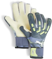 Puma FUTURE Pro Hybrid šedé / modré / světle zelené UK 8,5 - Goalkeeper Gloves