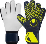 Uhlsport Prediction Supersoft tmavě modré / žluté / bílé UK 8,5 - Goalkeeper Gloves