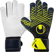 Uhlsport Prediction Soft Pro tmavě modré / žluté / bílé UK 7,5 - Goalkeeper Gloves