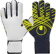Uhlsport Prediction Absolutgrip HN Fit tmavě modré / žluté / bílé UK 11 - Goalkeeper Gloves