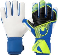 Uhlsport Absolutgrip HN Pro žluté / tmavě modré UK 3,5 - Goalkeeper Gloves