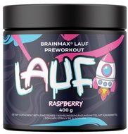 BrainMax Lauf Pre-workout STIM 400 g, raspberry - Pre-Workout Supplement