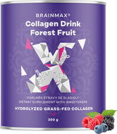 BrainMax Pure Collagen Drink, kolagen nápoj, lesní ovoce 300 g - Kolagen